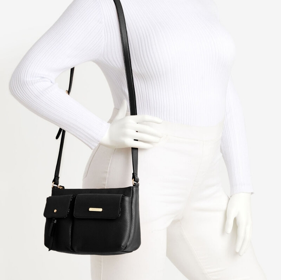 NANETTE LEPORE BLACK CROSSBODY BAG - Picture 5 of 12